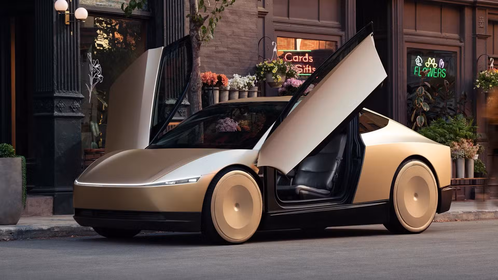 Autonomiczna taksówka Elona Muska. Tesla ujawniła projekt nowego auta